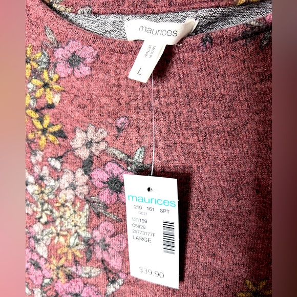 Maurices Mauve Floral Dress - Picture 3 of 3